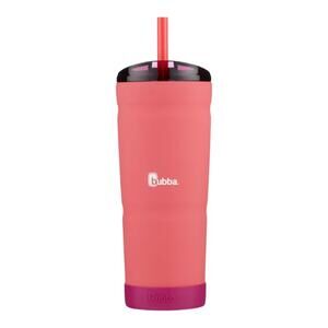 Bubba Envy-S 24oz Rubberized Stainless Steel Tumbler Straw Bumper Electric Berry